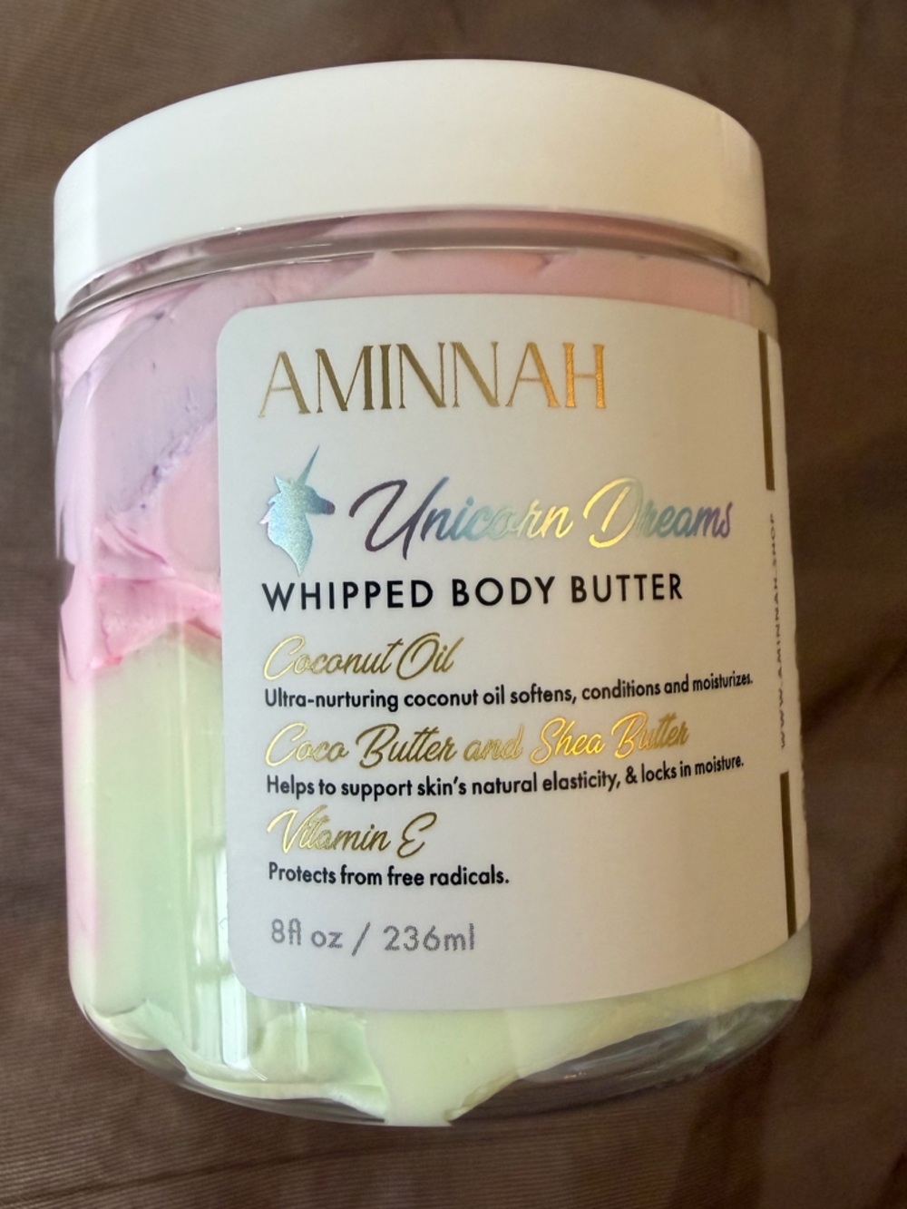 Aminnah Unicorn Dreams Whipped Body Butter